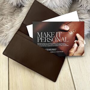 Brand New Royce Checkbook Folder | Elegant Leather Organizer | Perfect Gift